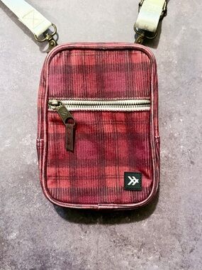 EUC Thread Wallets Corduroy Crossbody in Mesa Plaid